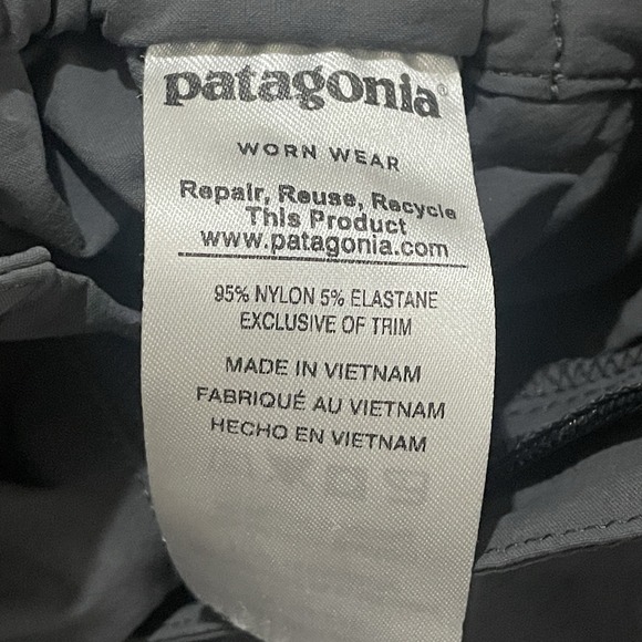 Patagonia Kids Boys Girls Gray Hiking Shorts Size 7–8 S Quick Dry Outdoor Nylon - Picture 4 of 9